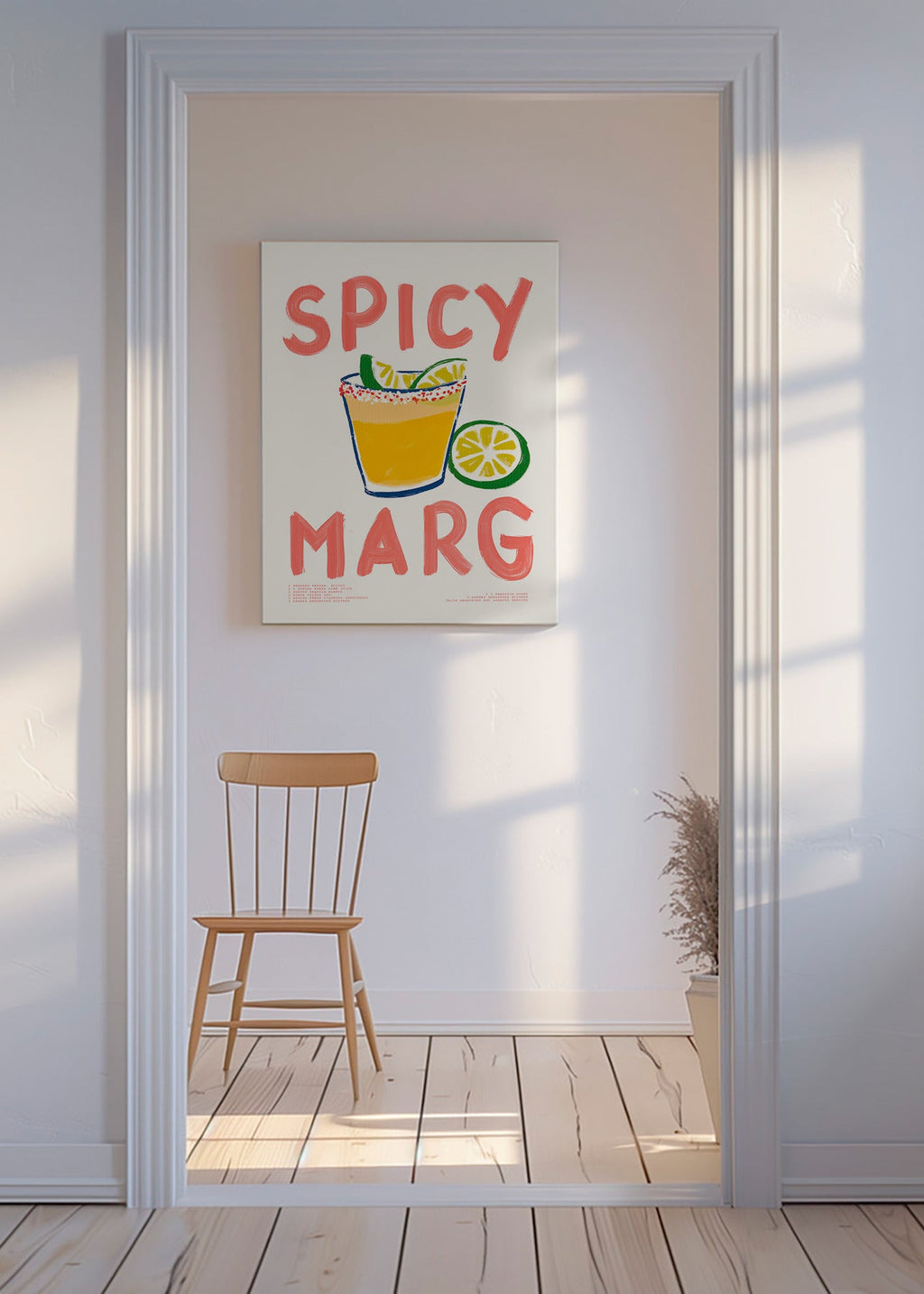Art de cuisine avec margarita illustrée