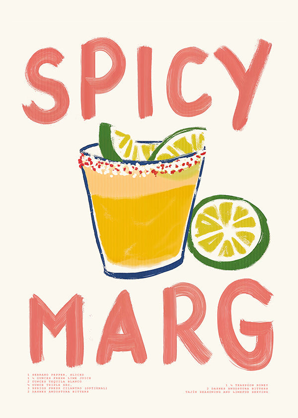 Art de cuisine avec margarita illustrée