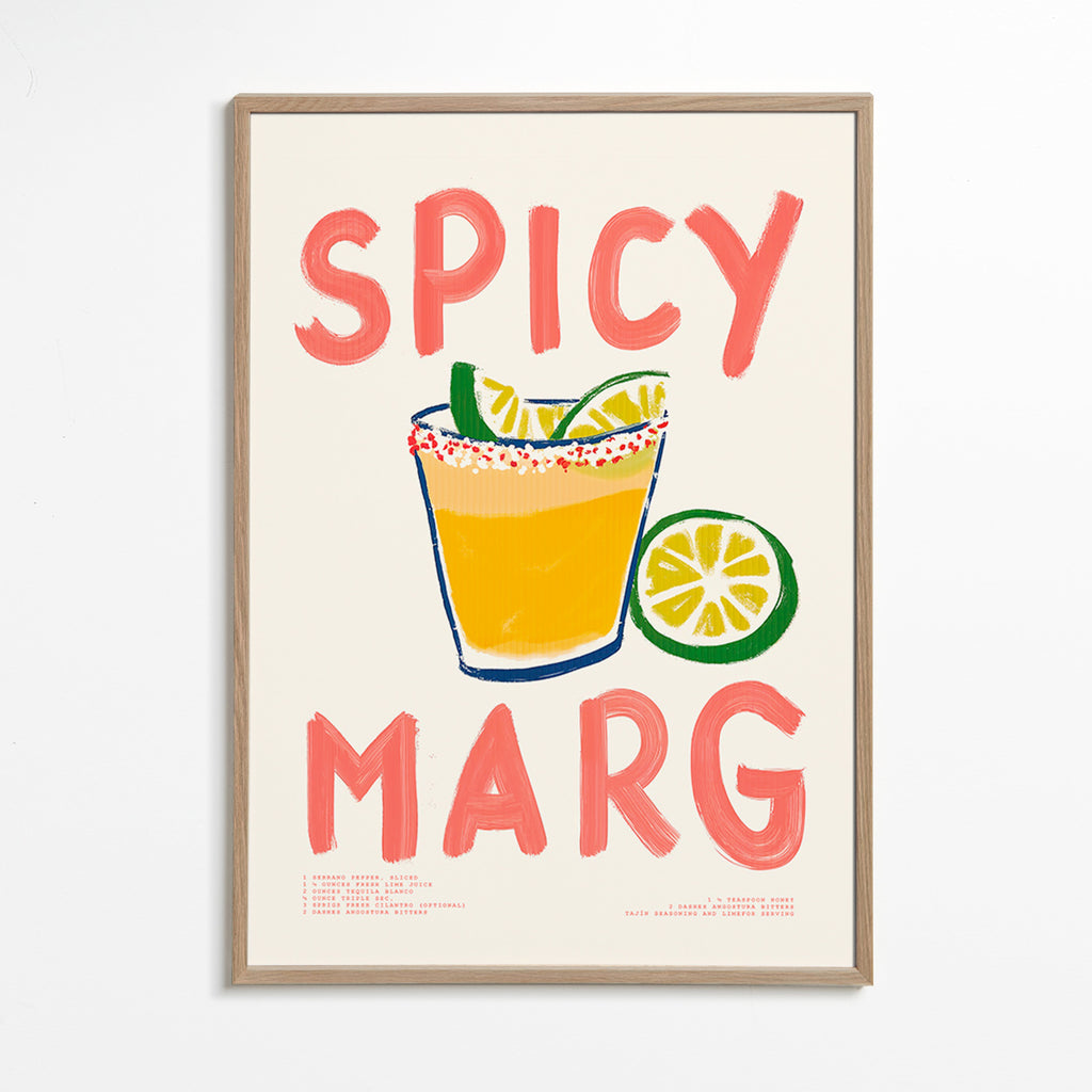 Art de cuisine avec margarita illustrée