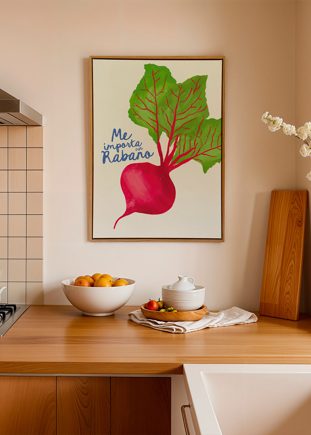Art de cuisine illustration radis