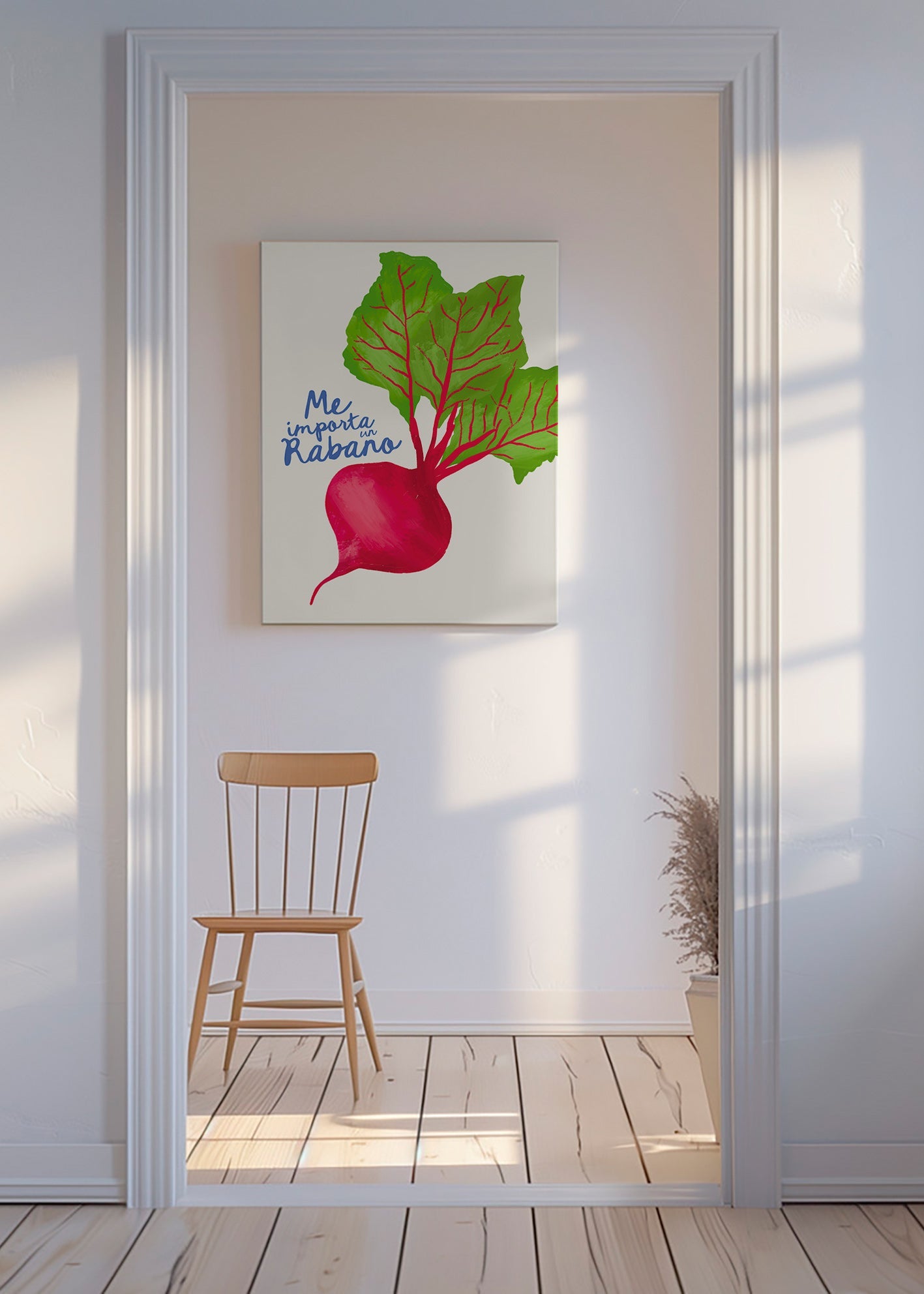 Art de cuisine illustration radis