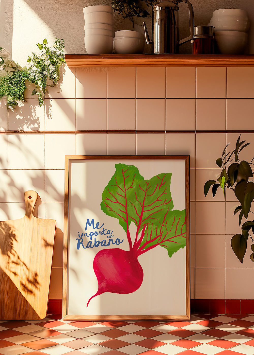 Art de cuisine illustration radis