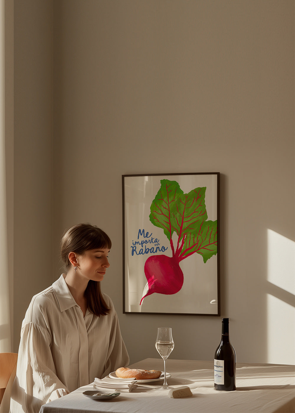 Art de cuisine illustration radis