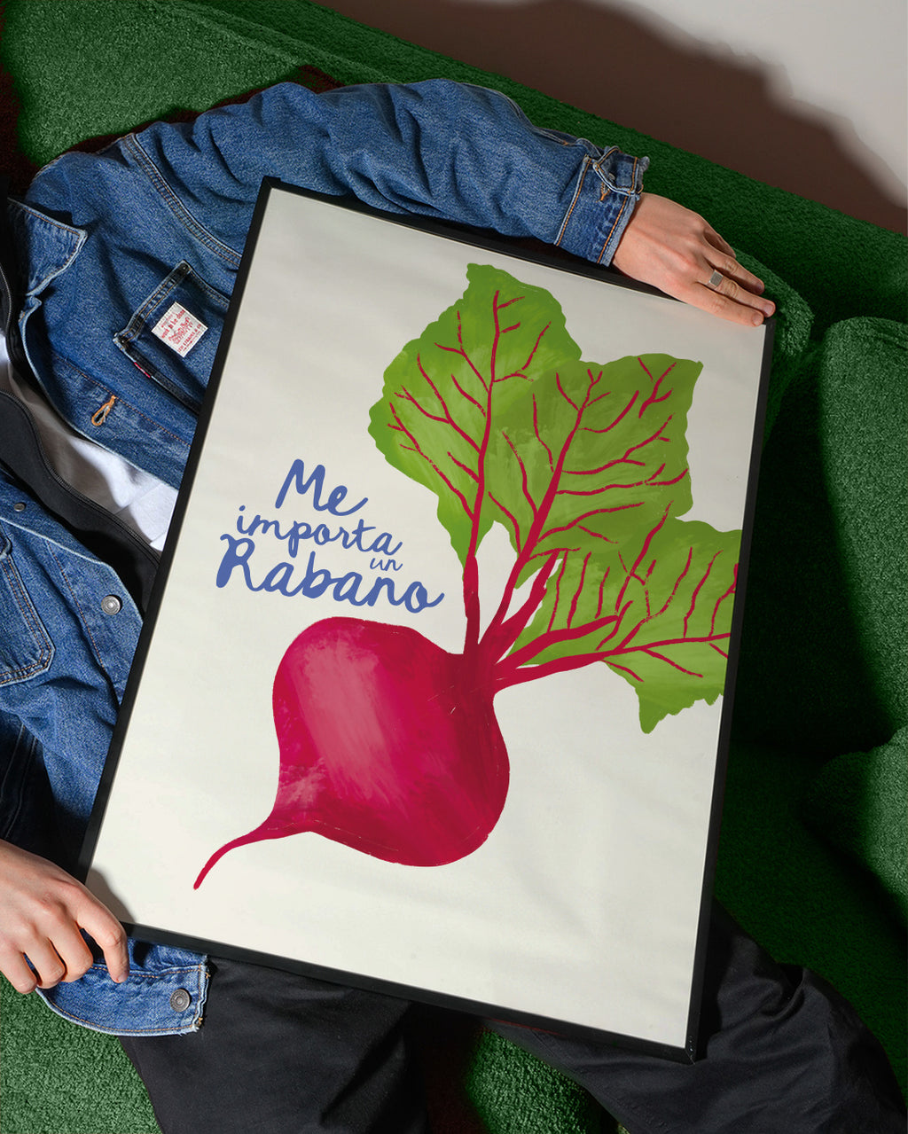Me Importa un Rabano - Framed poster detail