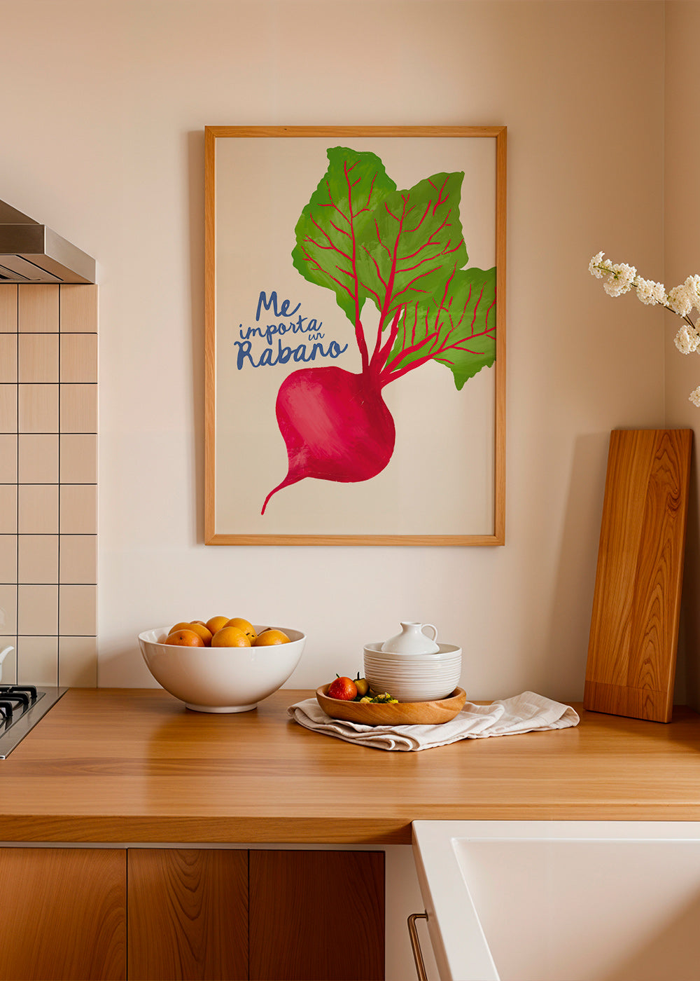 Art de cuisine illustration radis