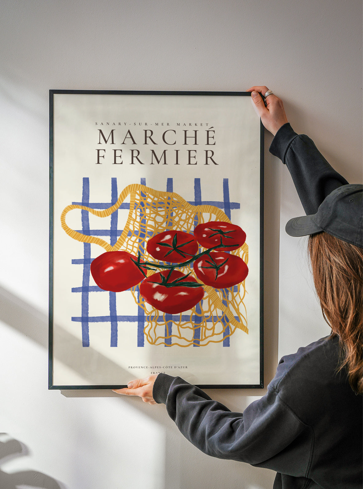 Flavors of the South, Tomatoes - Framed poster detail