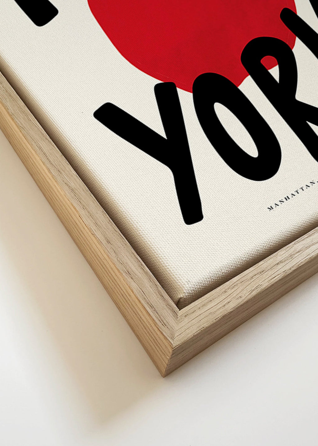 Art de cuisine New York pomme rouge graphique