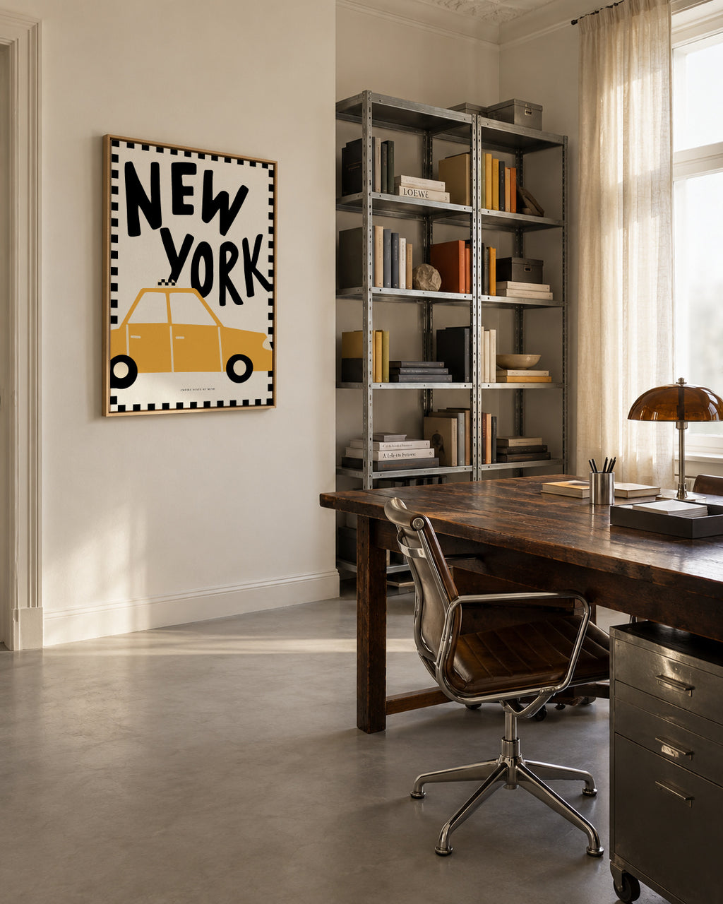 NYC - Framed canvas in an interior