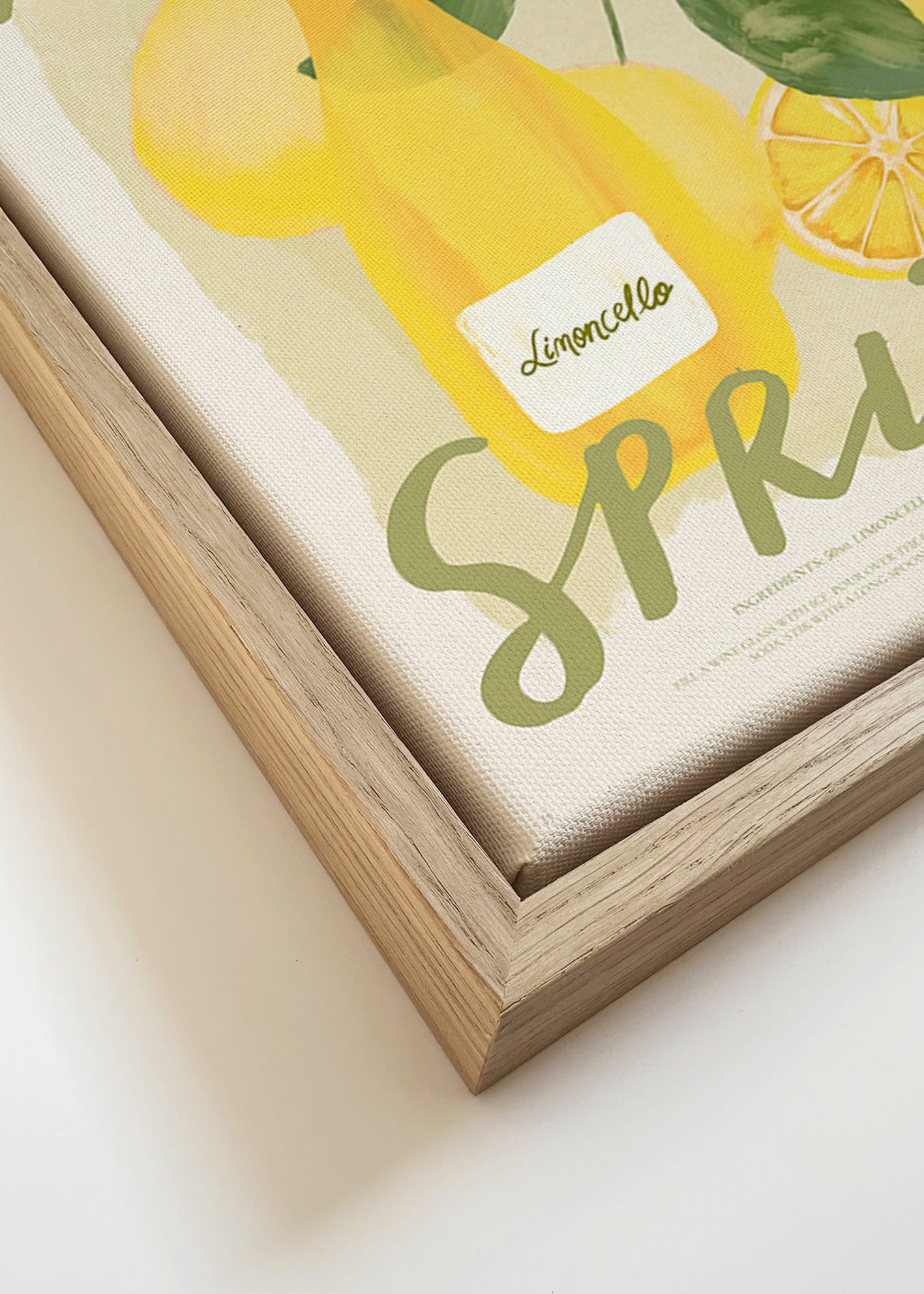 Art de cuisine Limoncello Spritz illustré