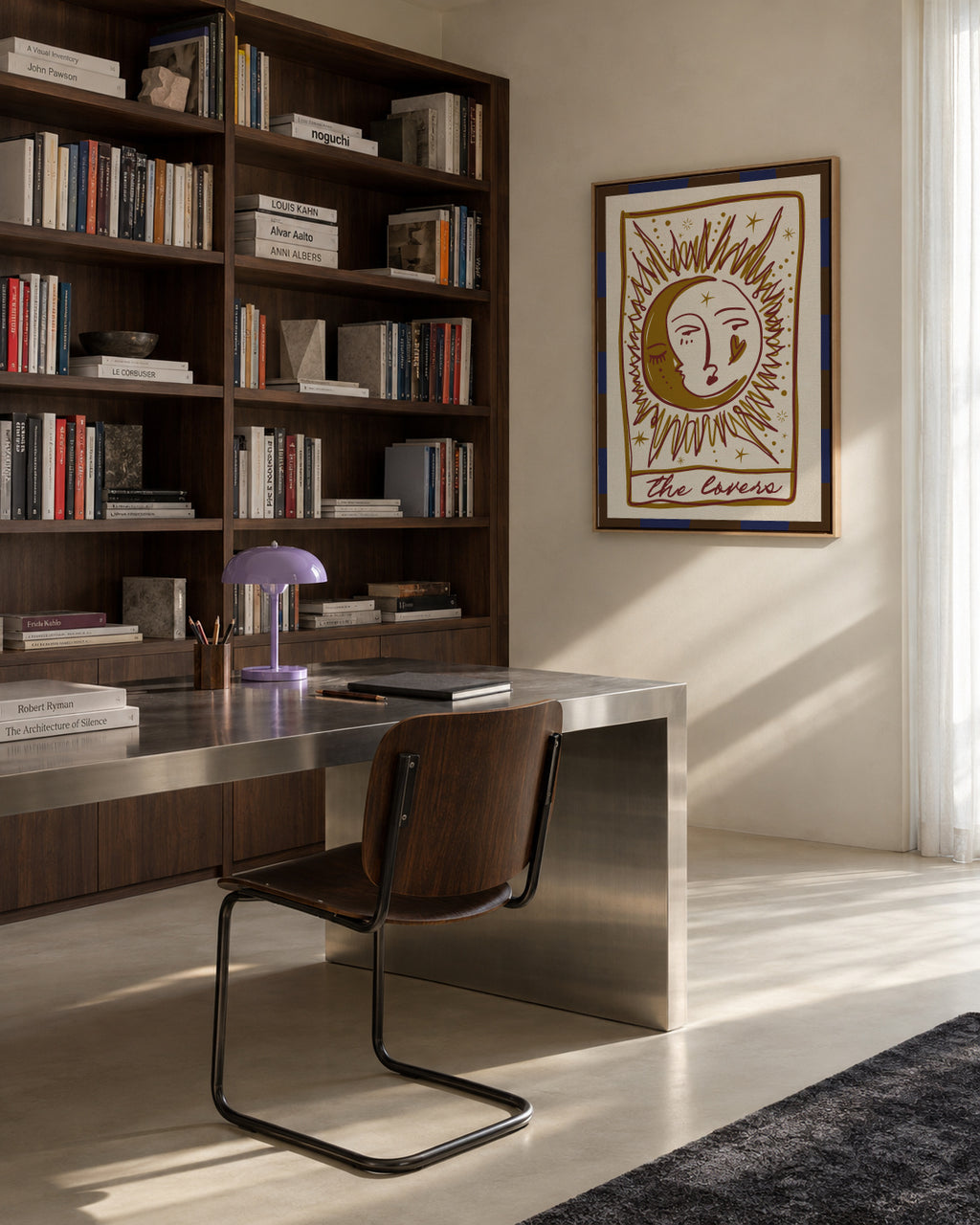 The Lovers - Framed canvas in an interior
