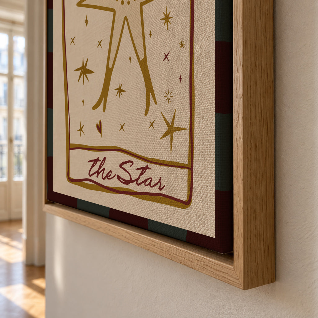 The Star - Framed canvas detail