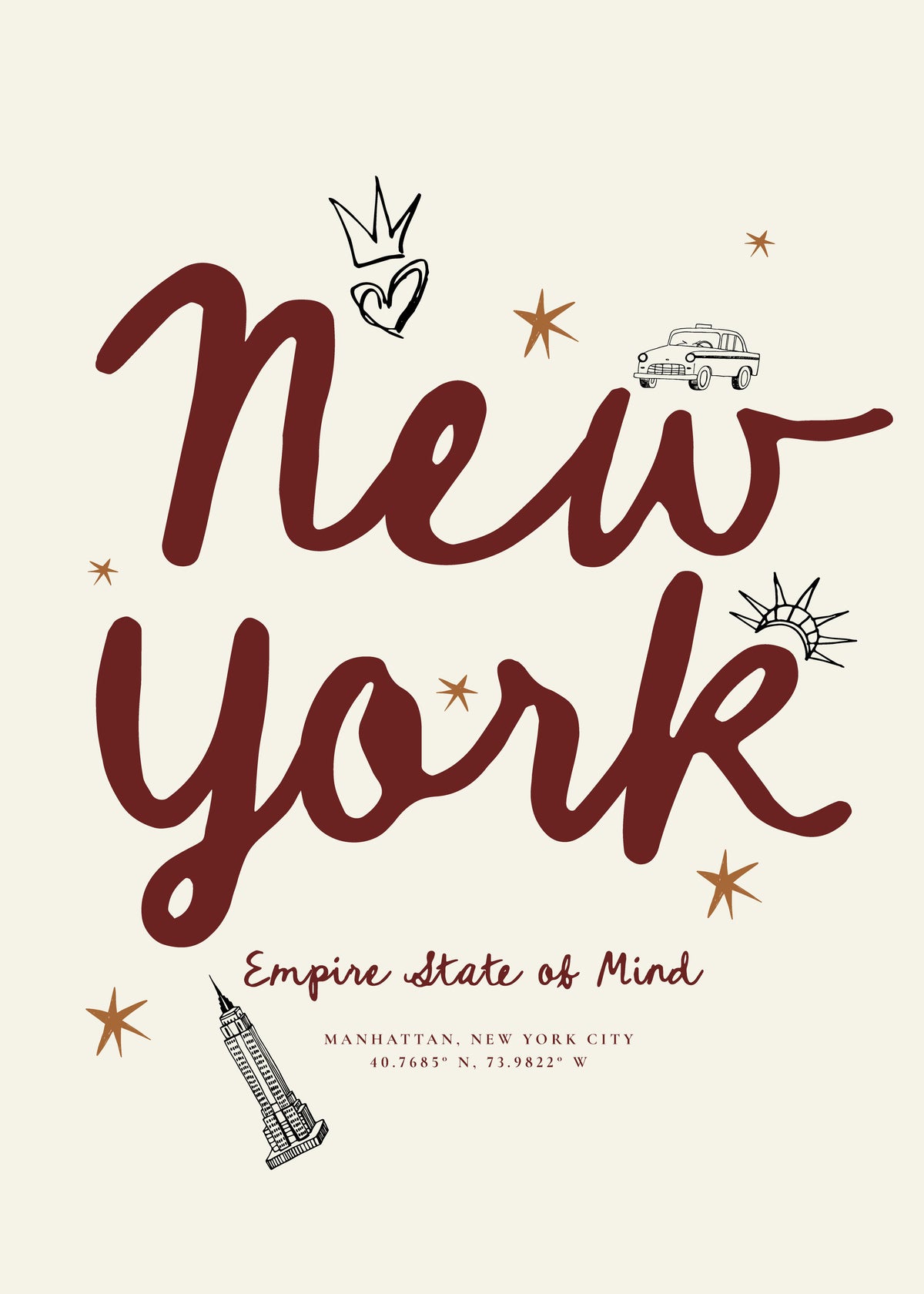 Empire State of Mind - Unframed art print
