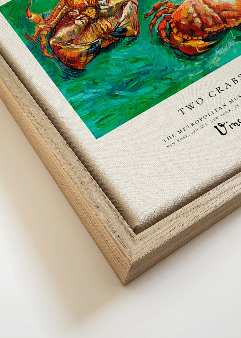 Two Crabs de Van Gogh — Crabes sur fond vert