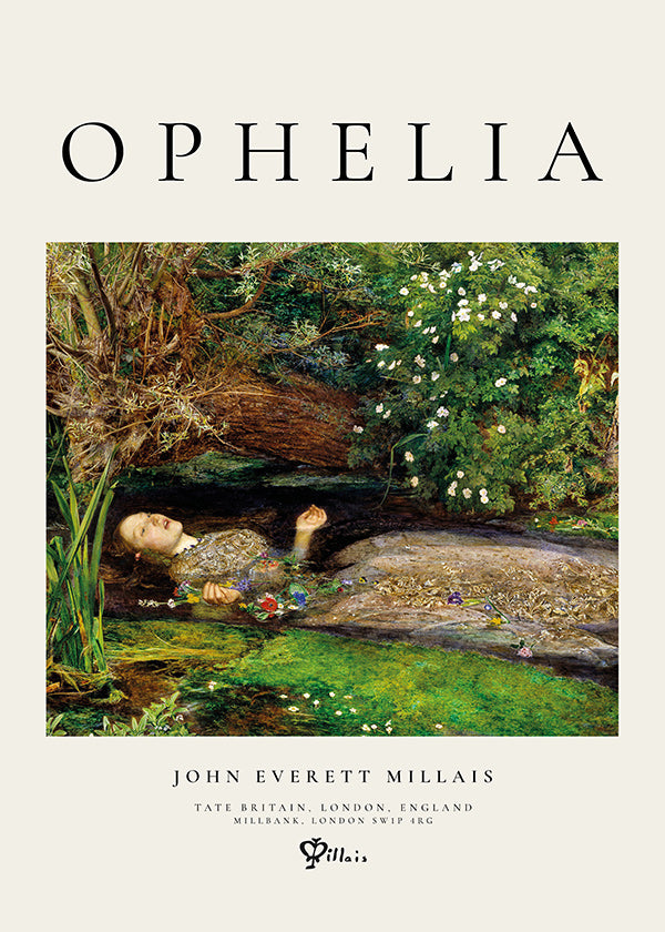 Impression botanique Ophelia au ruisseau