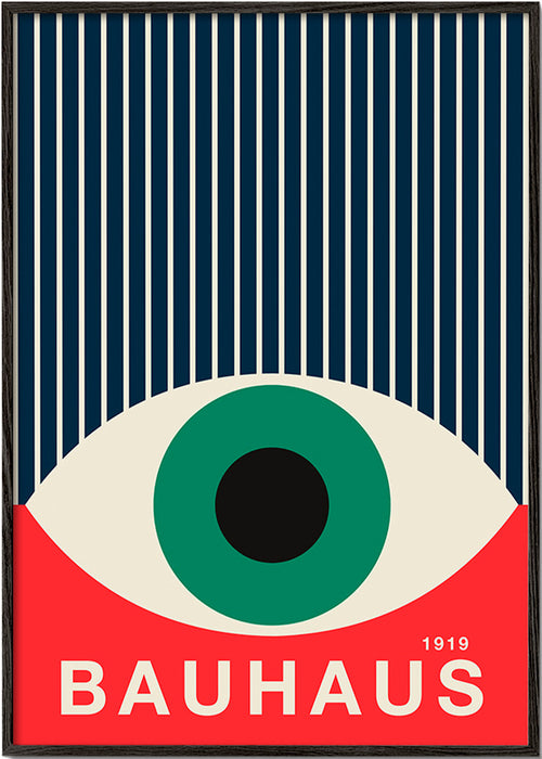 Illustration Bauhaus œil graphique