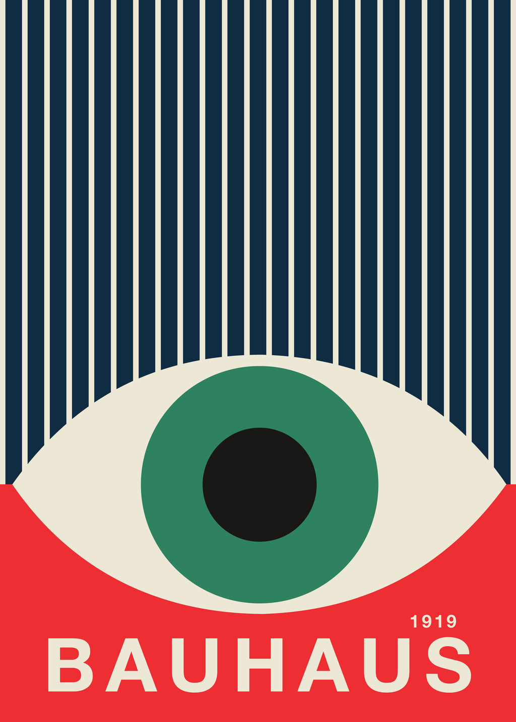 Bauhaur The Green Eye - Unframed art print