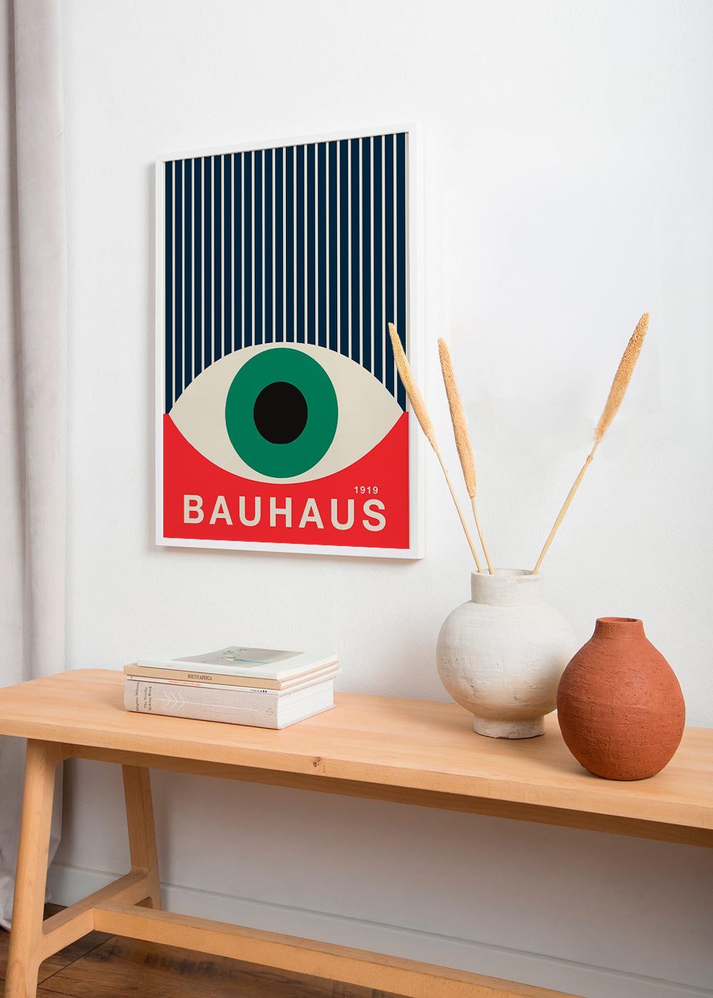Illustration Bauhaus œil graphique