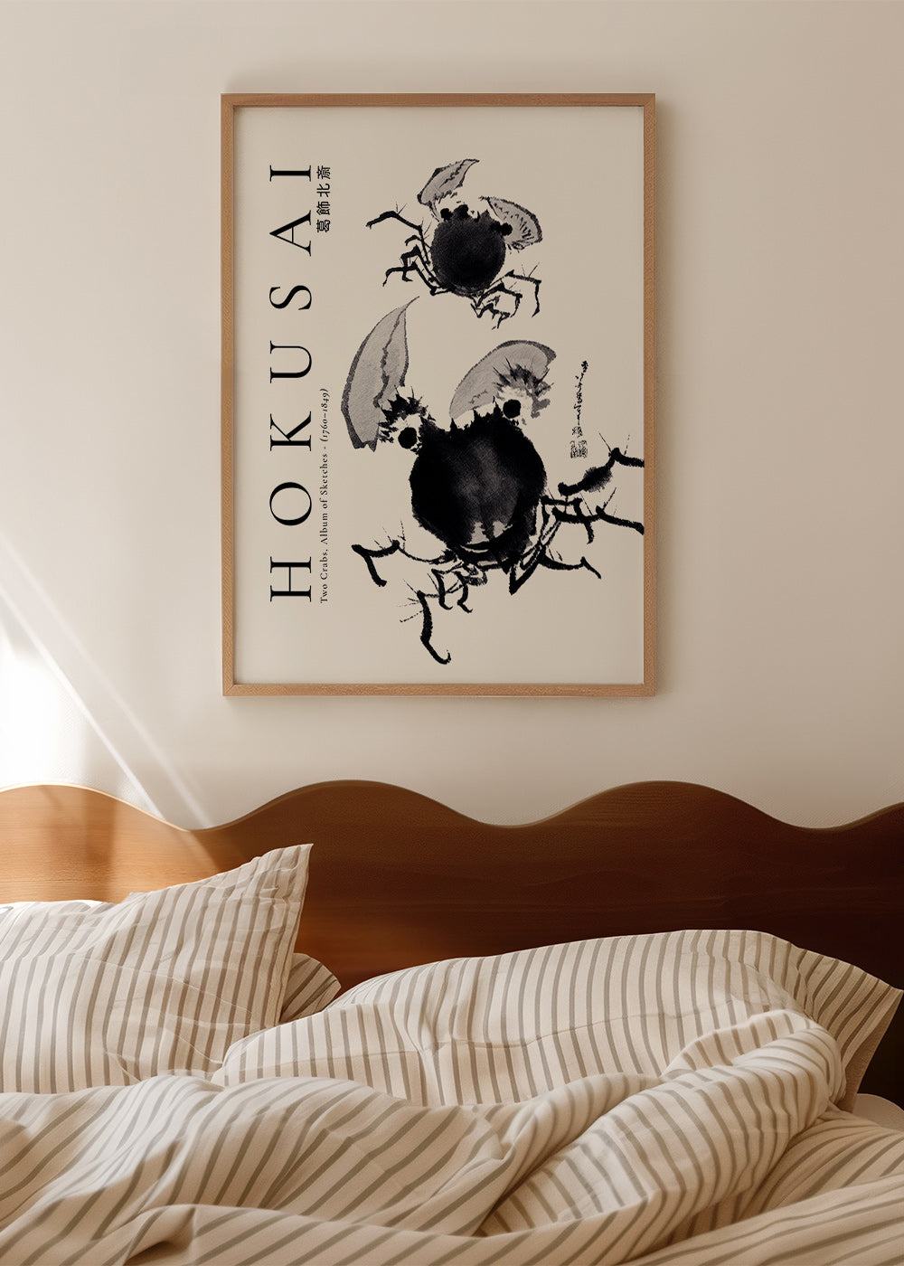 Étude de crabes à l'encre