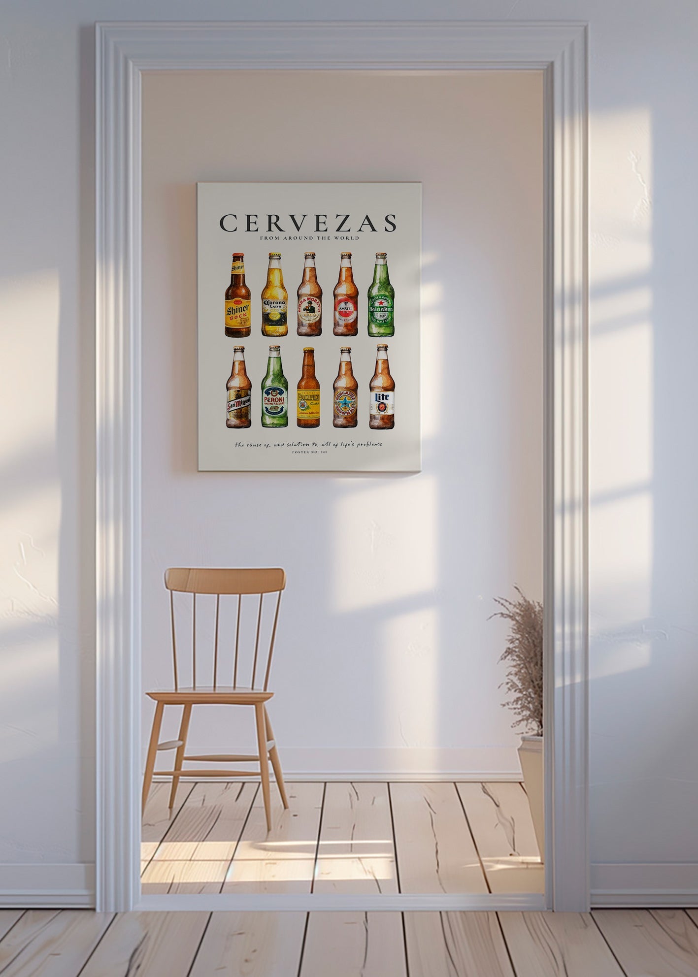 Art de cuisine — Bouteilles de bière classiques