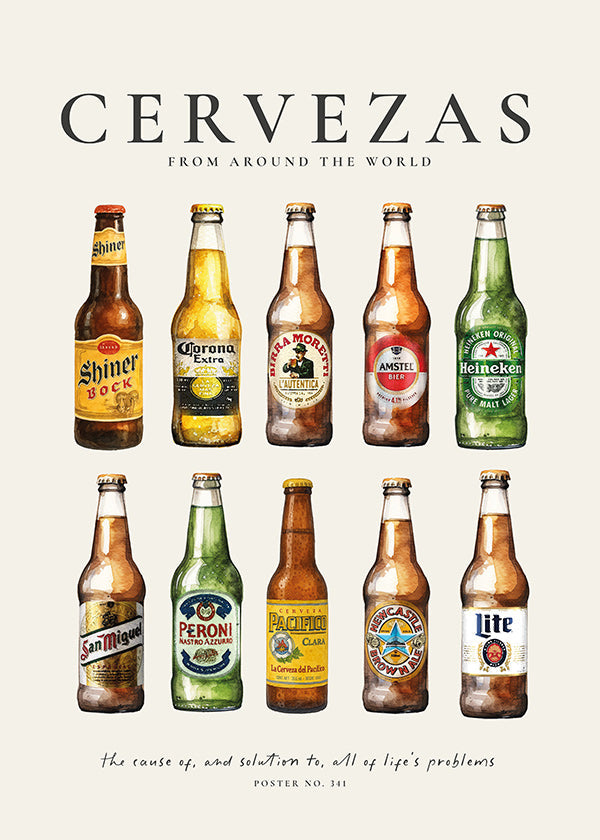 Art de cuisine — Bouteilles de bière classiques