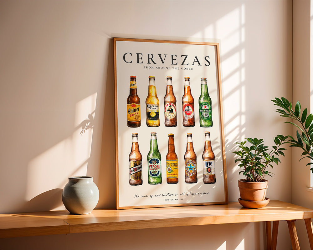 Art de cuisine — Bouteilles de bière classiques