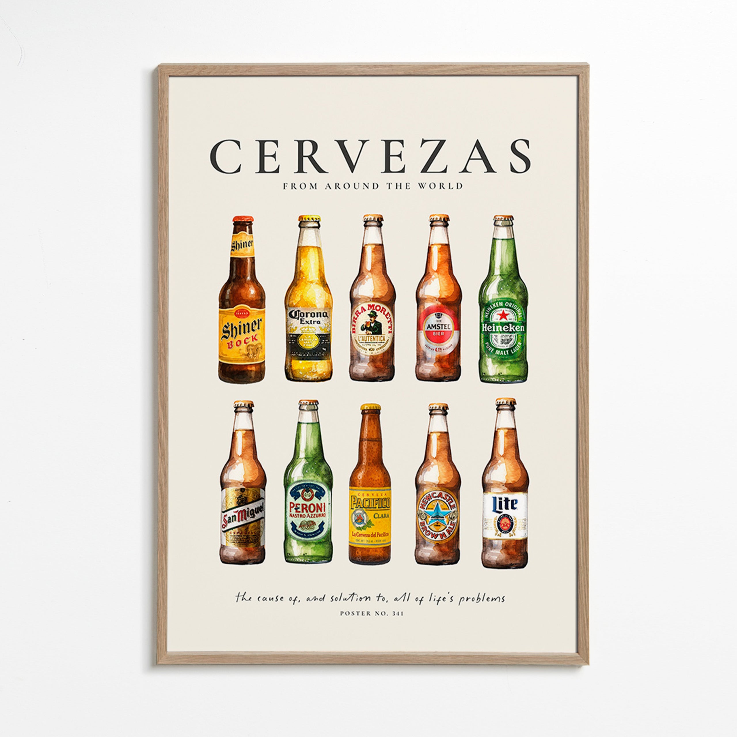 Art de cuisine — Bouteilles de bière classiques