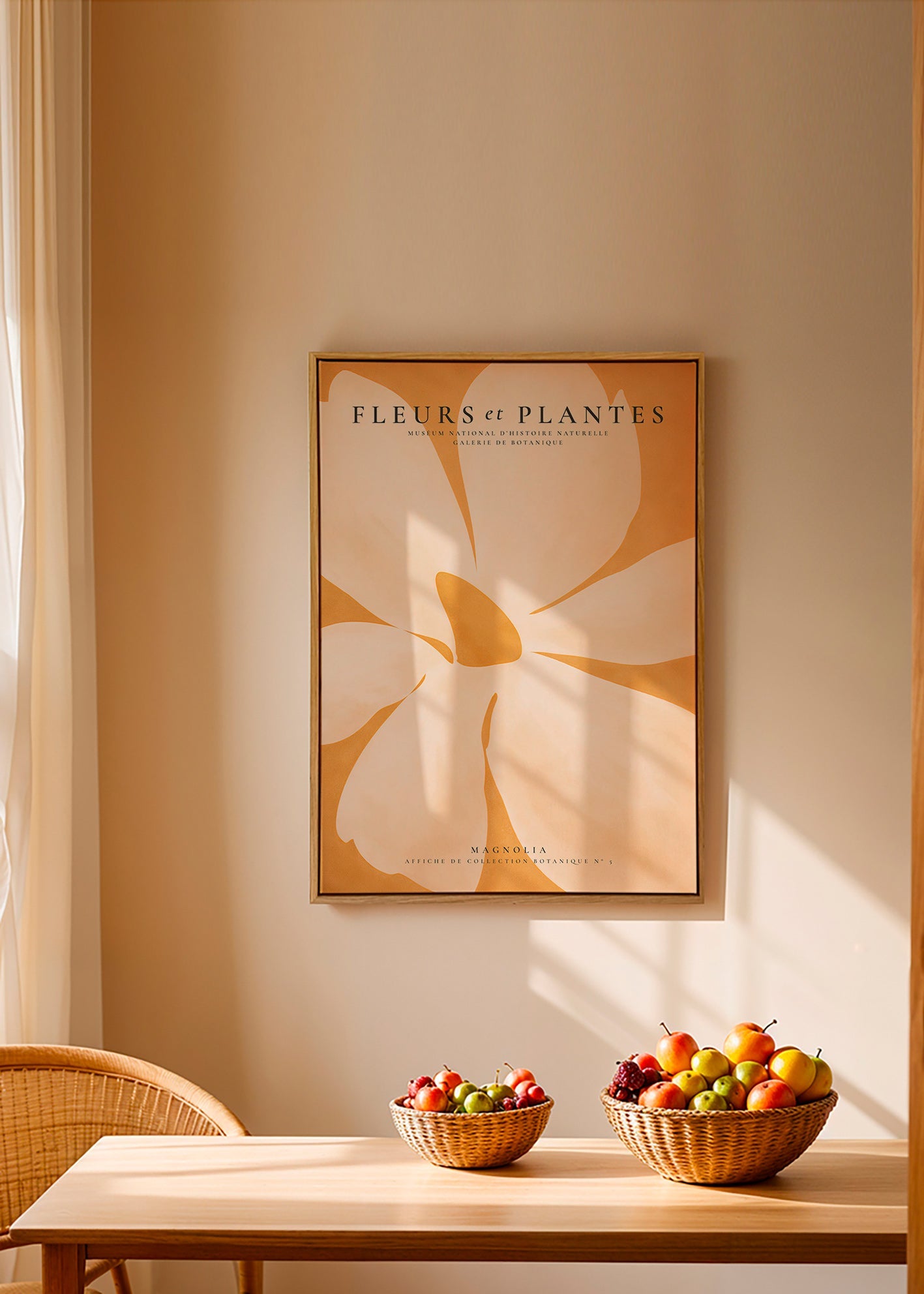 Impression botanique Magnolia grand format