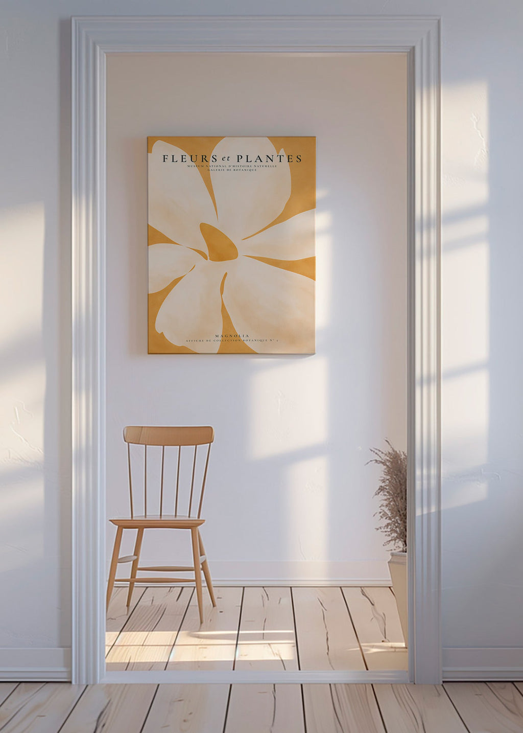 Impression botanique Magnolia grand format