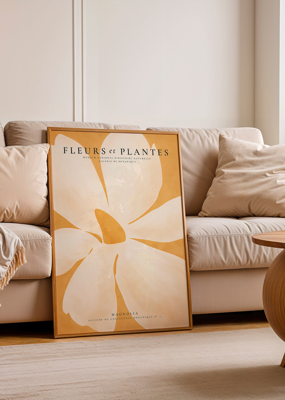 Impression botanique Magnolia grand format