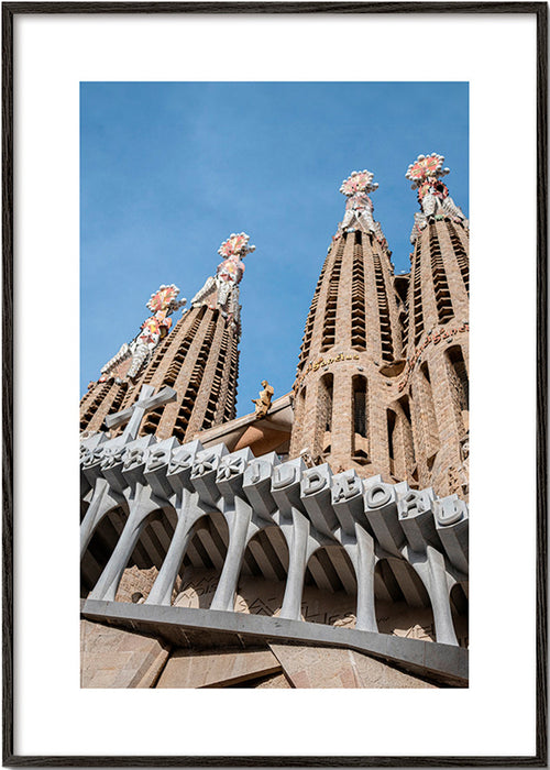 Art de ville Façade Sagrada Família vertical