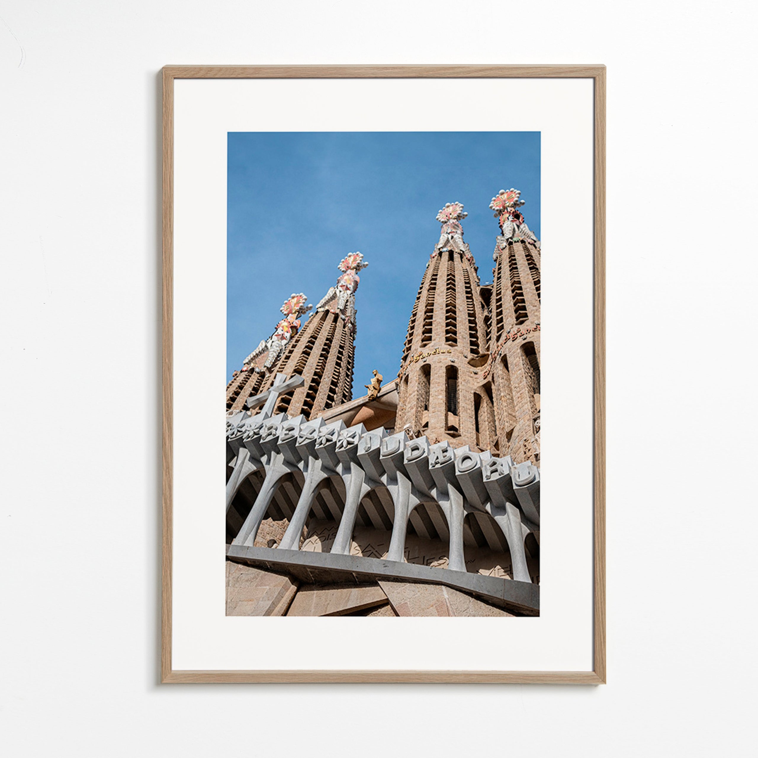Art de ville Façade Sagrada Família vertical