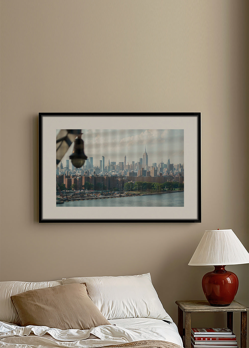Art de ville Manhattan vue fenêtre