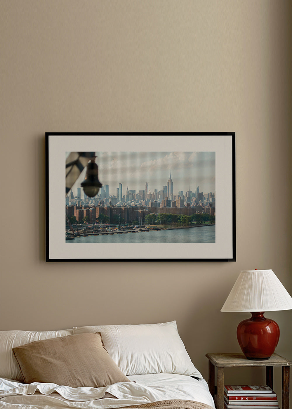 Art de ville Manhattan vue fenêtre