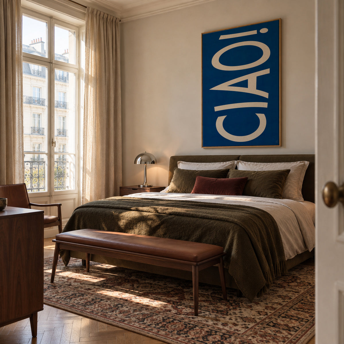 CIAO - Framed canvas in an interior