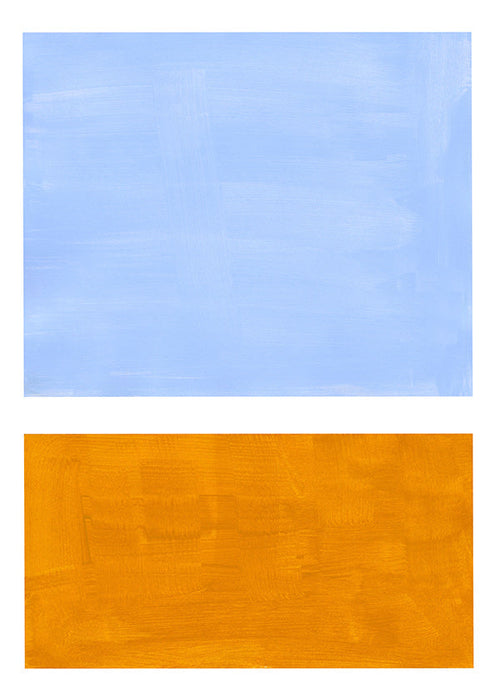 Cuadro abstracto con bloques de color