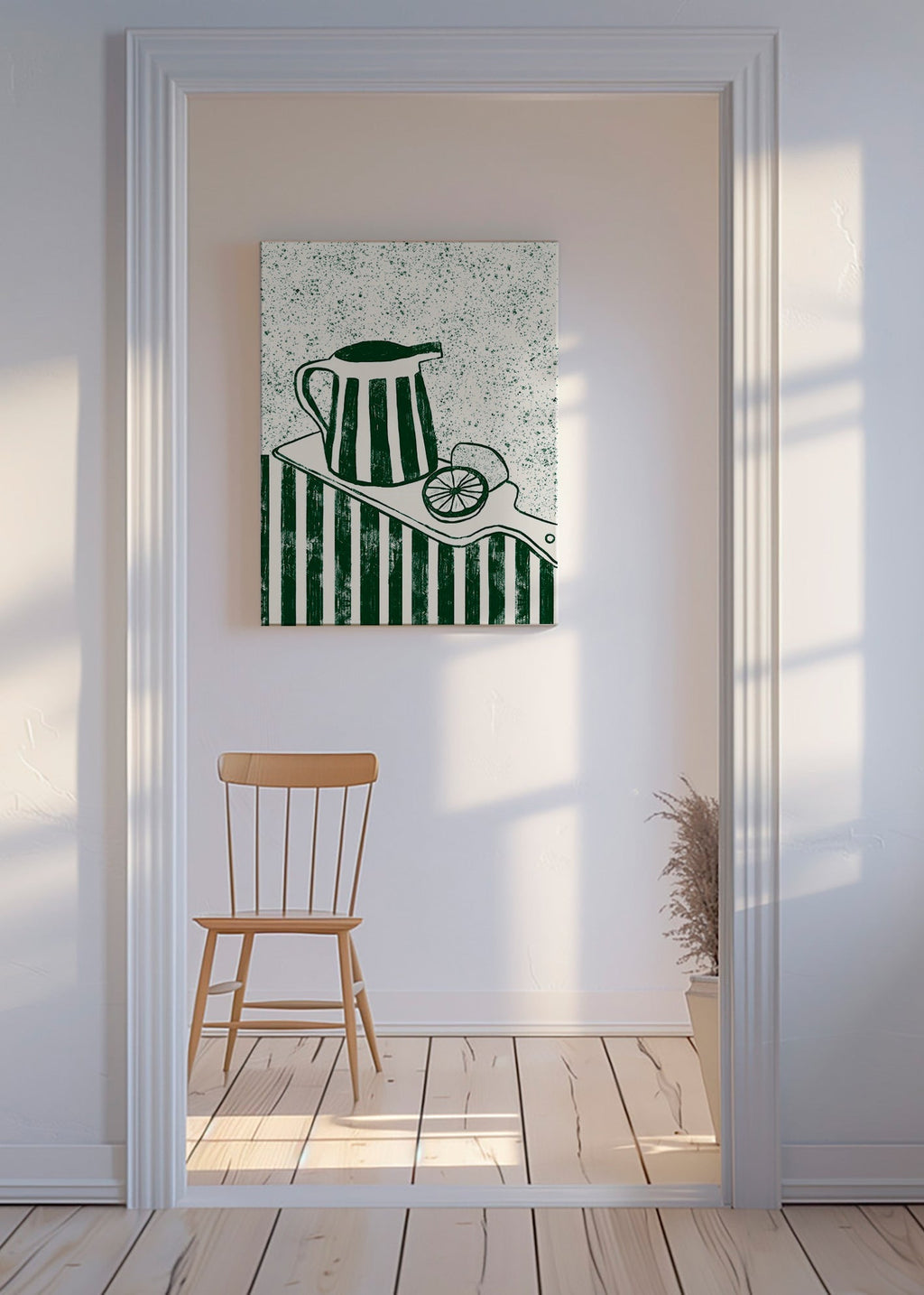 Cuadro de cocina con jarra y limón – Canvas