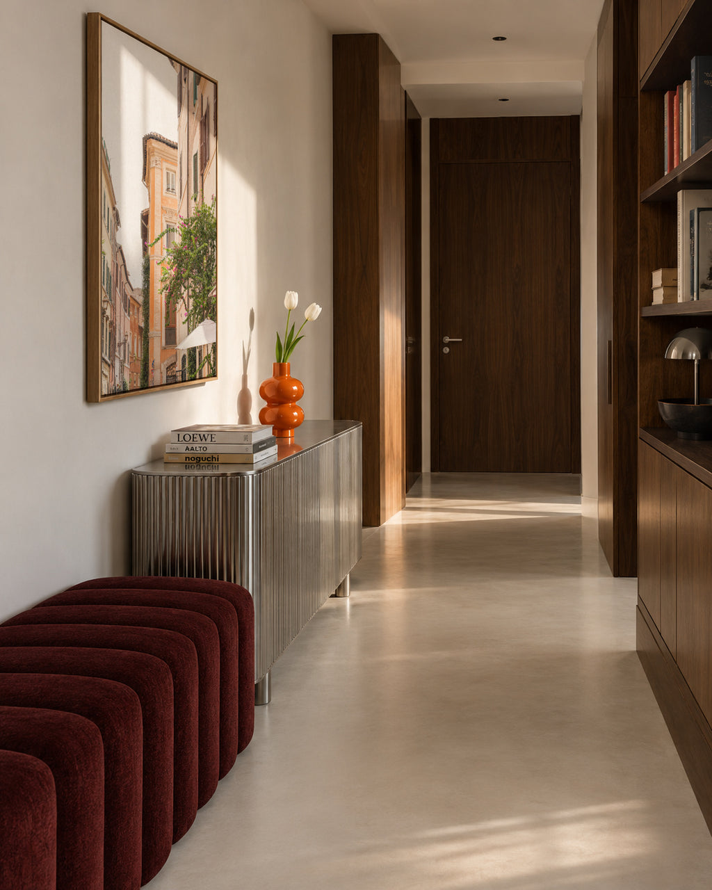 Streets of Rome - Framed canvas in an interior