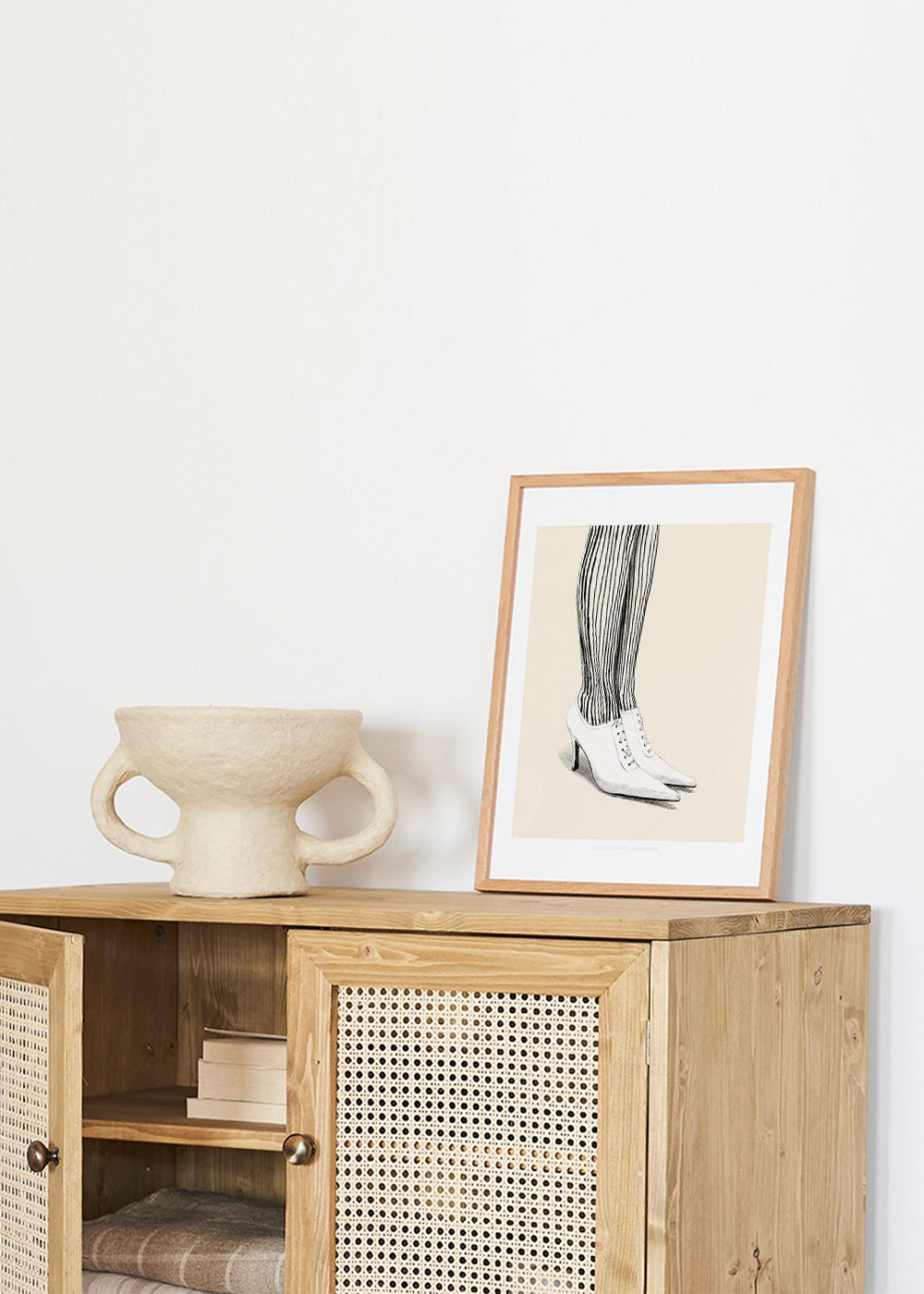 Ilustración botas rayadas vintage – Product1