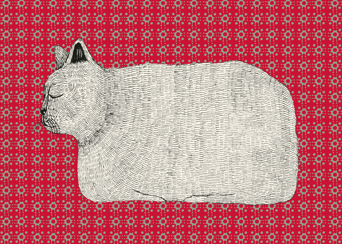 Bread-Cat - Unframed art print