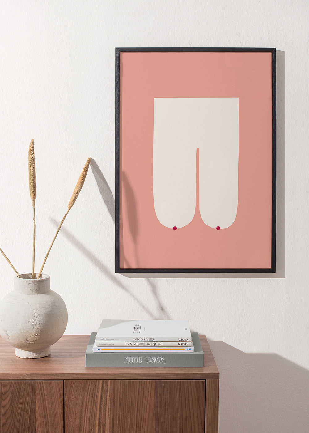 Ilustración femenina minimalista en rosa – Product2