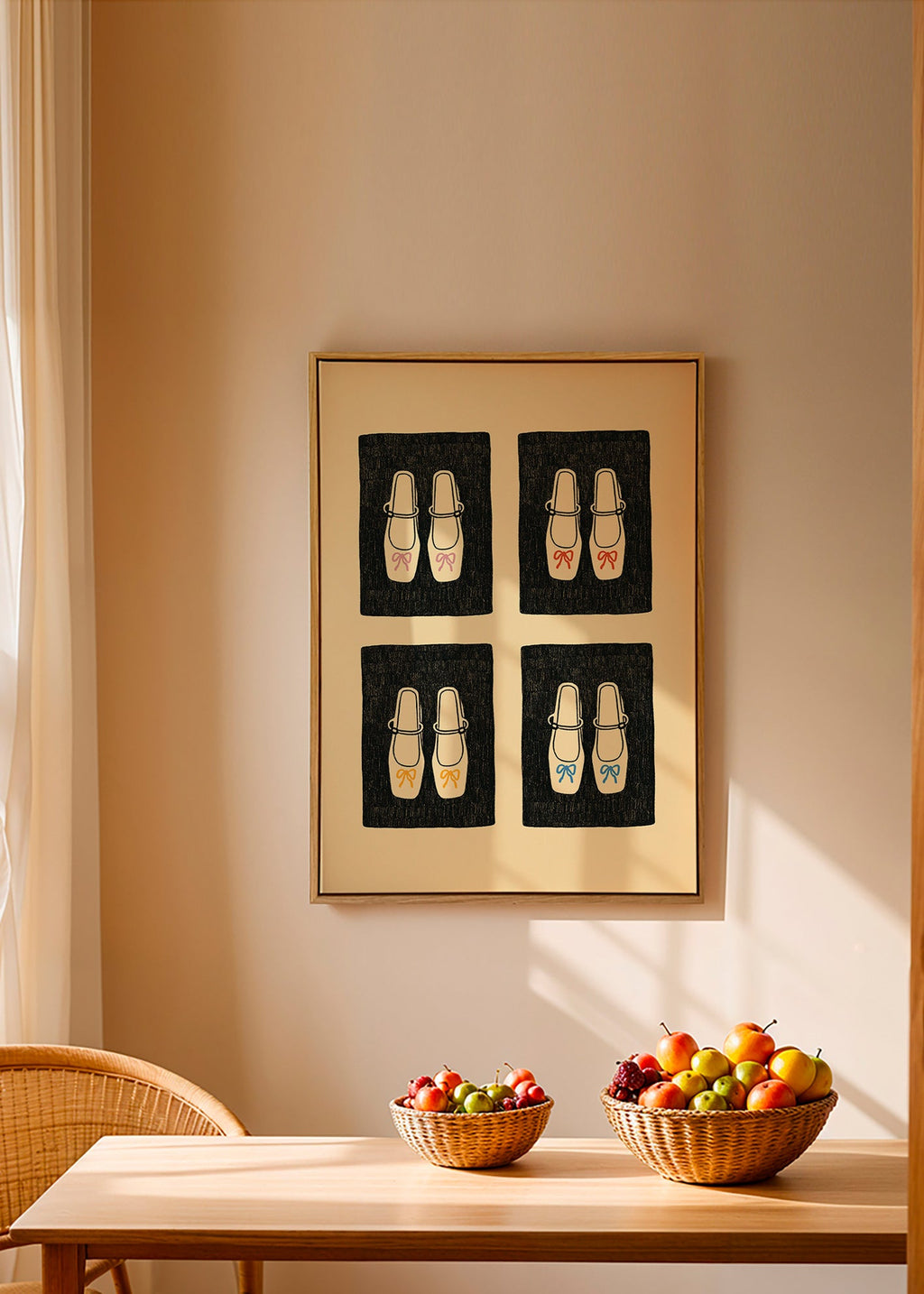 Ilustración de zapatos con lazo repetidos – Canvas1