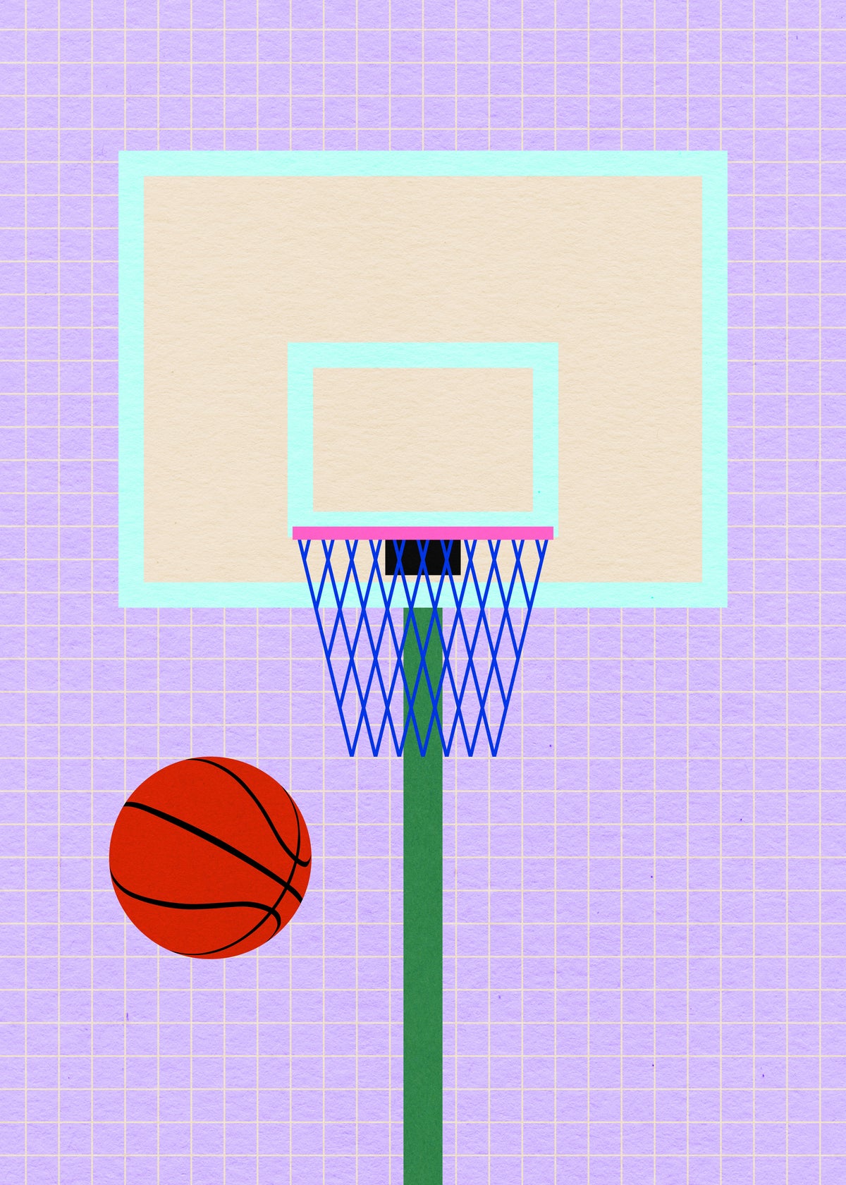 New York Basketball - Unframed art print
