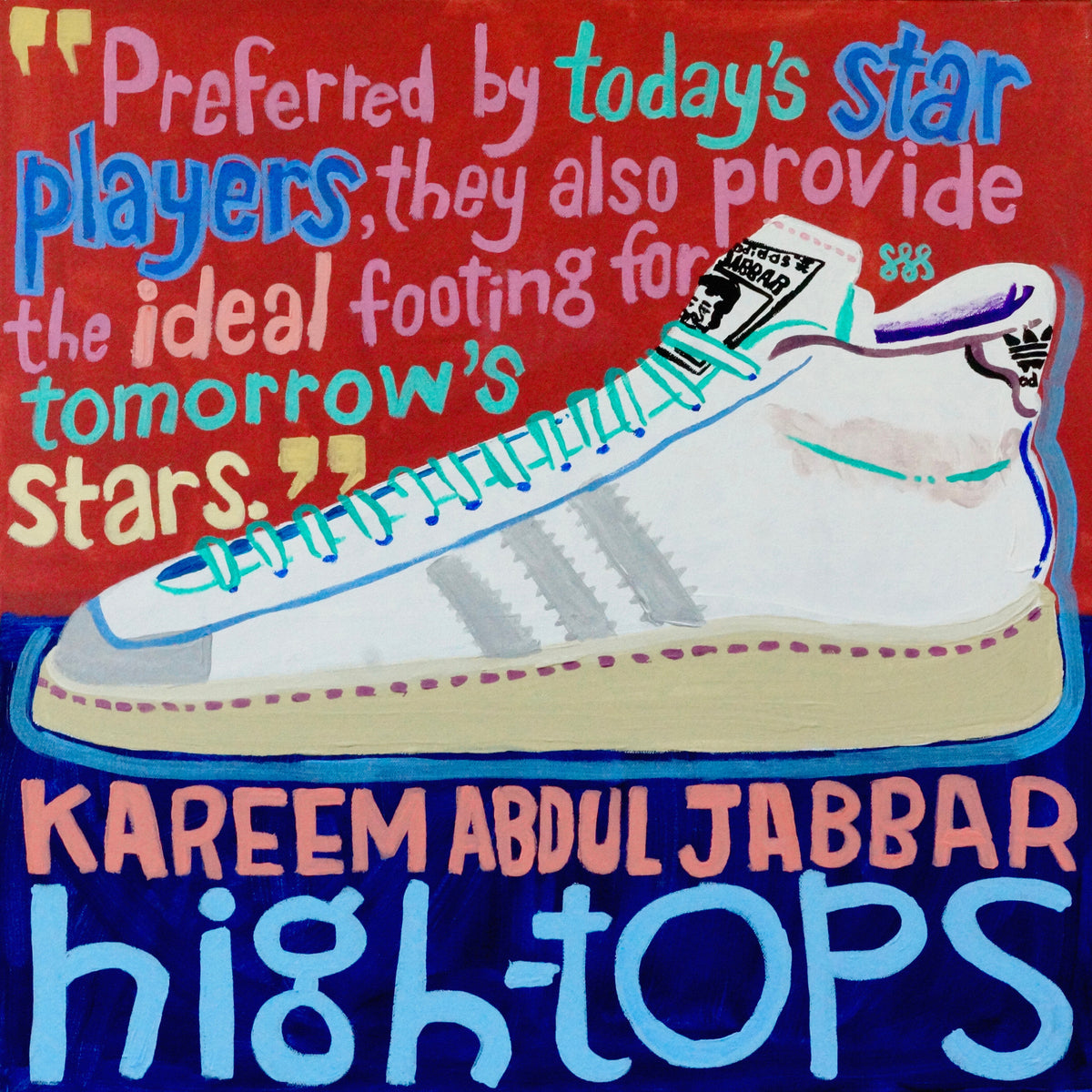 High Tops - Unframed art print