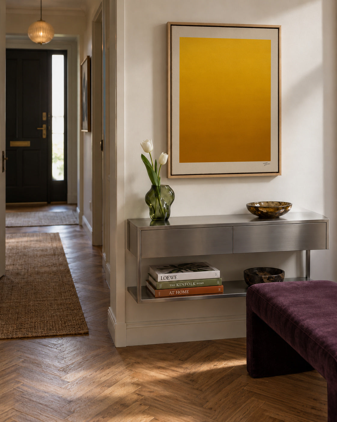 Golden Hour - Framed canvas in an interior