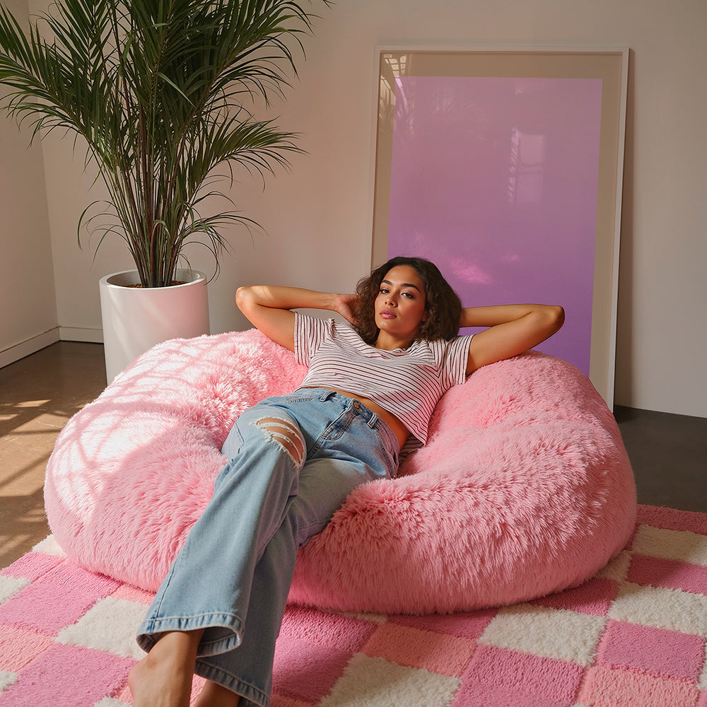 Cuadro abstracto degradado lavanda vertical – Product1