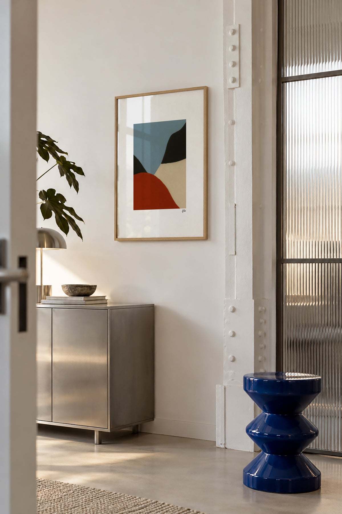 Interlude II - Framed poster in an interior