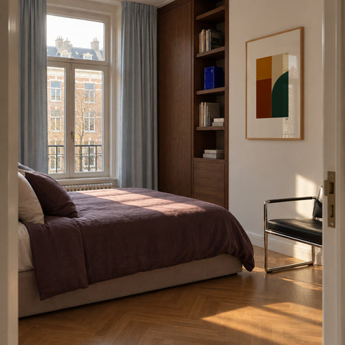 Modular Curve II - Framed poster in an interior