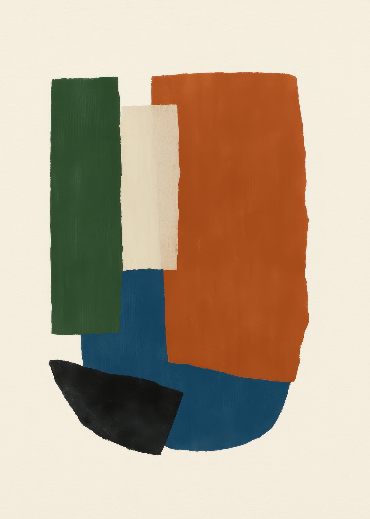 Earthy Stack - Unframed art print