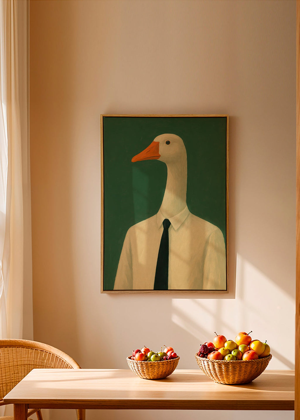 Cuadro ganso ejecutivo en traje – Canvas1