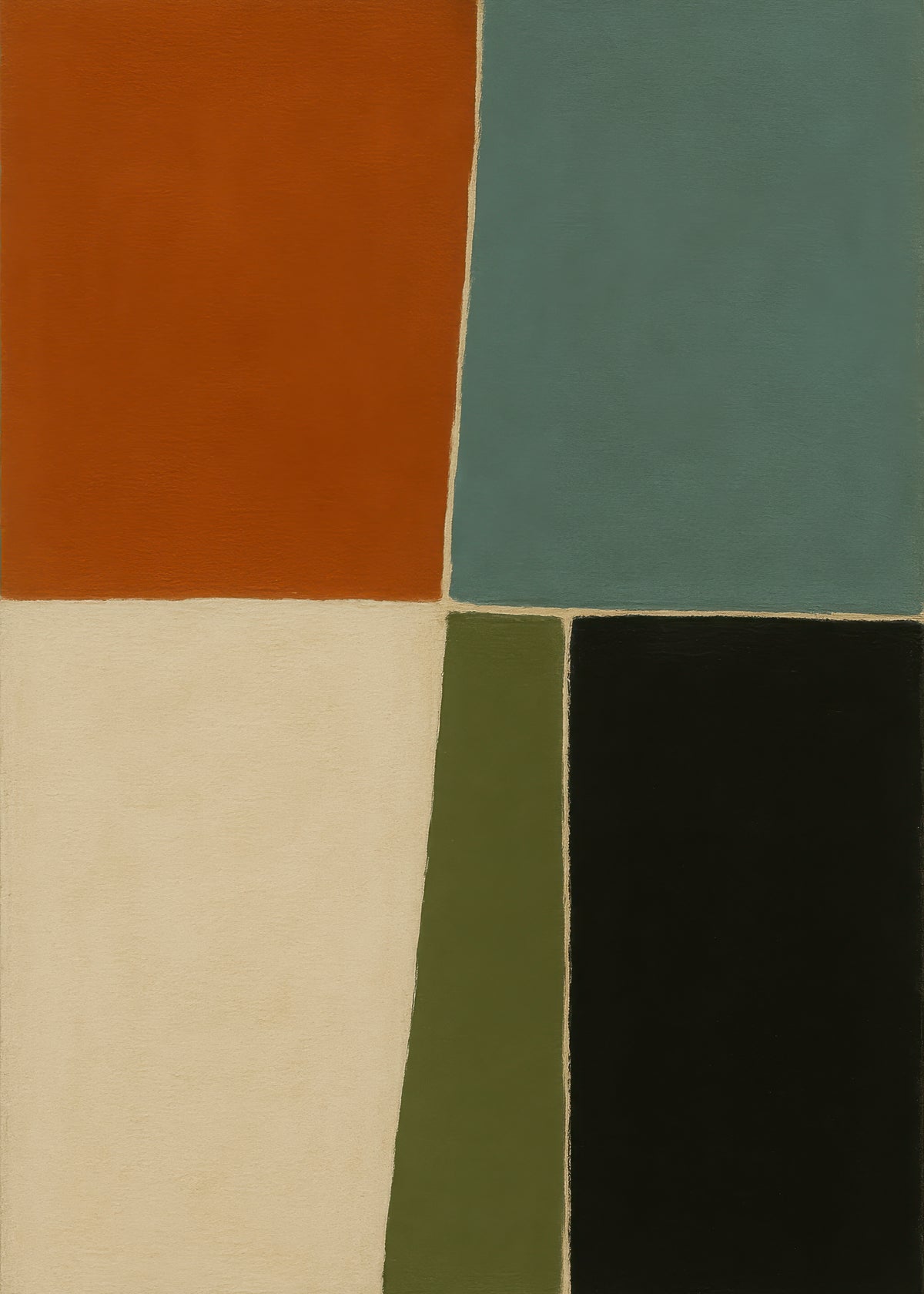 Field Composition IV - Unframed art print